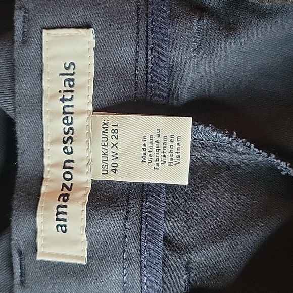 Amazon Essentials Men's Blue Dress Pants - Picture 4 of 4